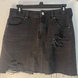 Pacsun black jean skirt